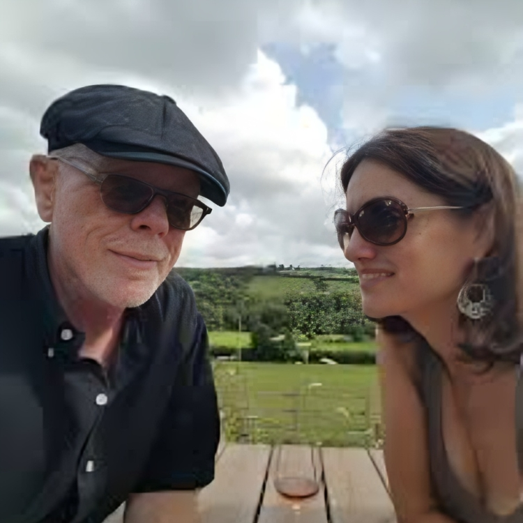 Jon Walmsley on a vacation with his wife, Marion Walmsley.